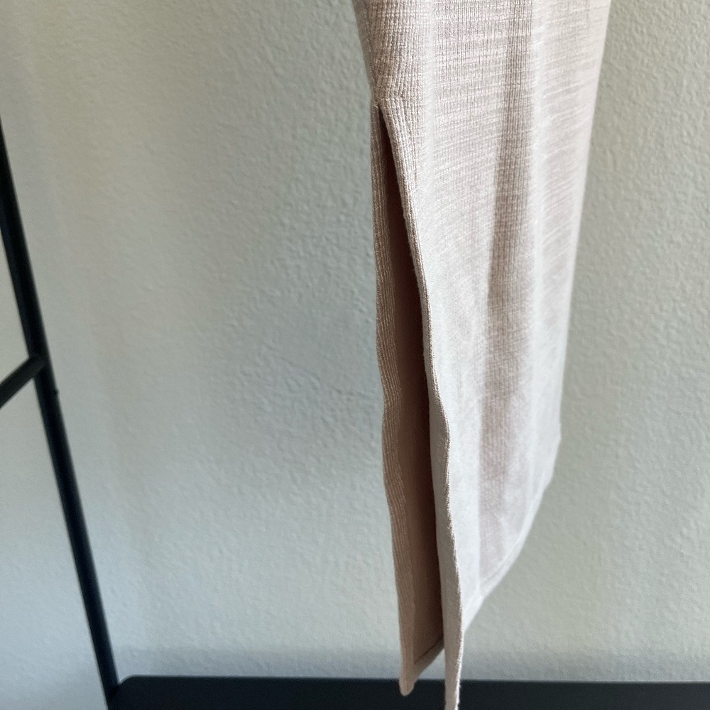 LOVERS + FRIENDS x REVOLVE | Tavia Midi Knit Slit Skirt in Tan Gradient | Size S - Picture 7 of 9